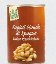 Fagioli bianchi di Spagna 400 g King's Crown in offerta da ALDI