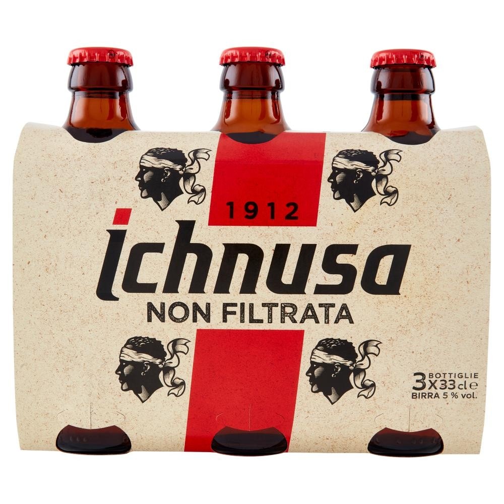 Birra non filtrata Ichnusa cl 33 x 3 in offerta da Panorama