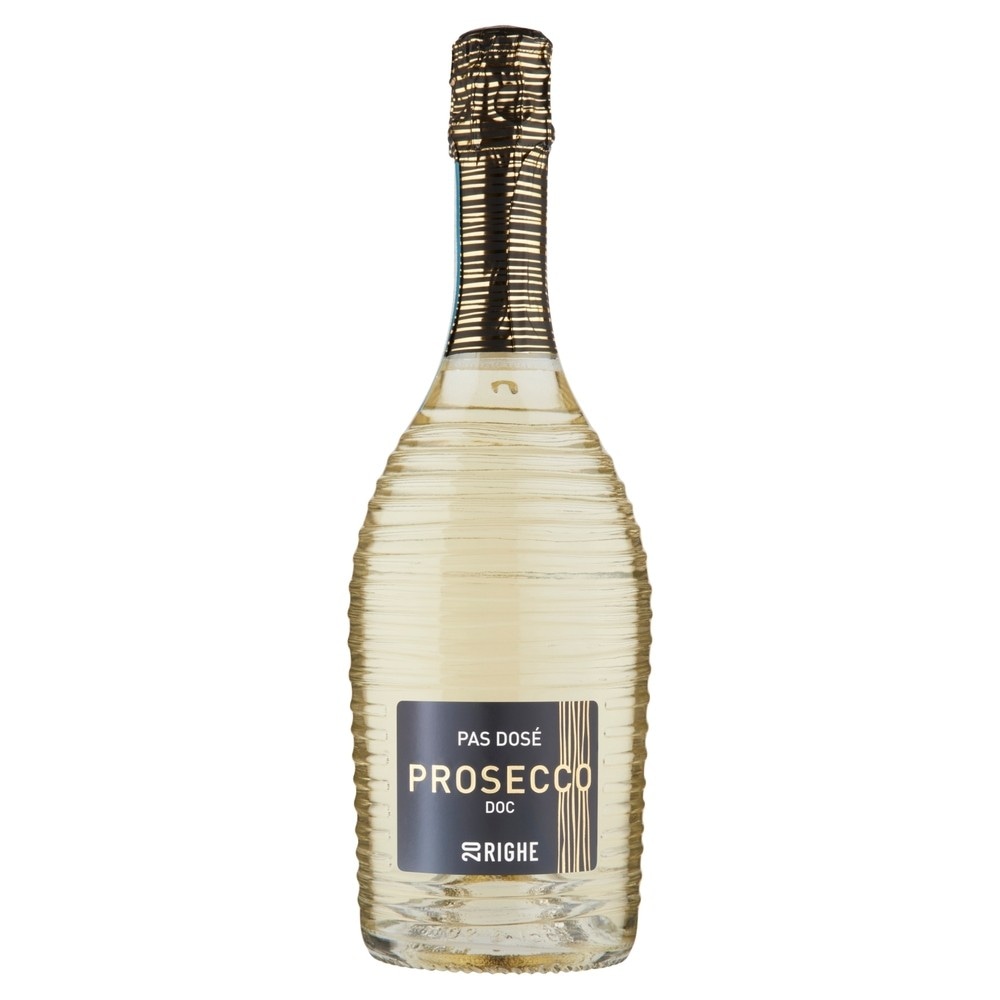 20 Righe Prosecco Pas Dosé DOC 75 cl in offerta da Iper La grande i