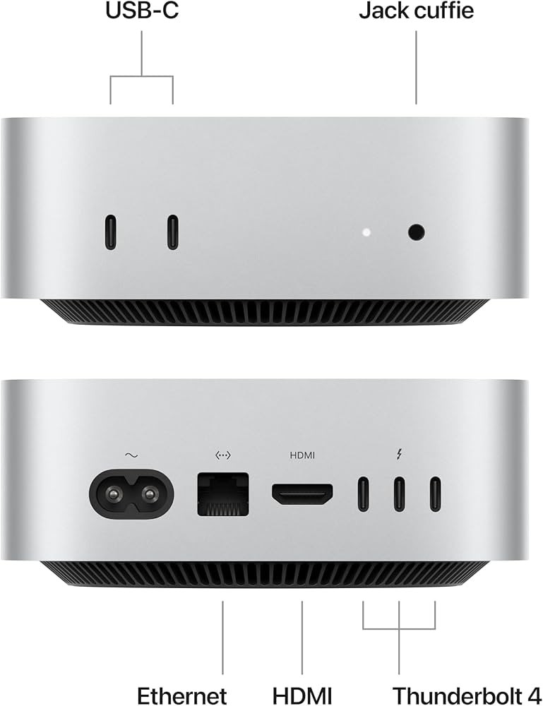 Mac mini M4 256 GB Apple - Offerta nel negozio Unieuro