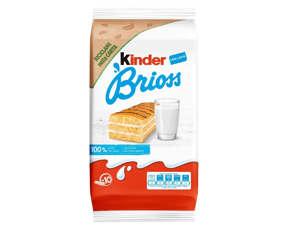 Kinder Brioss 10+5 gratis, 405 g in offerta da Lidl