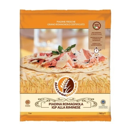 Piadina Romagnola IGP alla riminese 360 g Riccione Piadina in offerta da Bennet