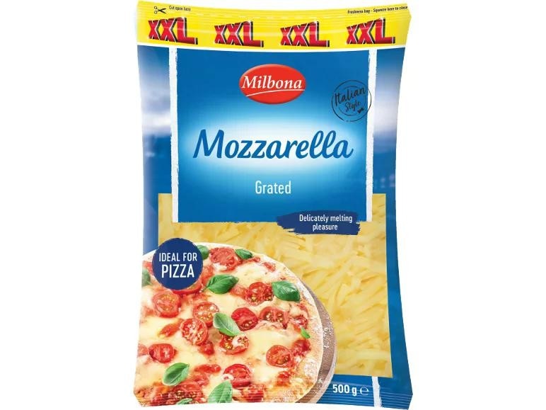 Milbona mozzarella grattugiata 500 g in offerta da Lidl