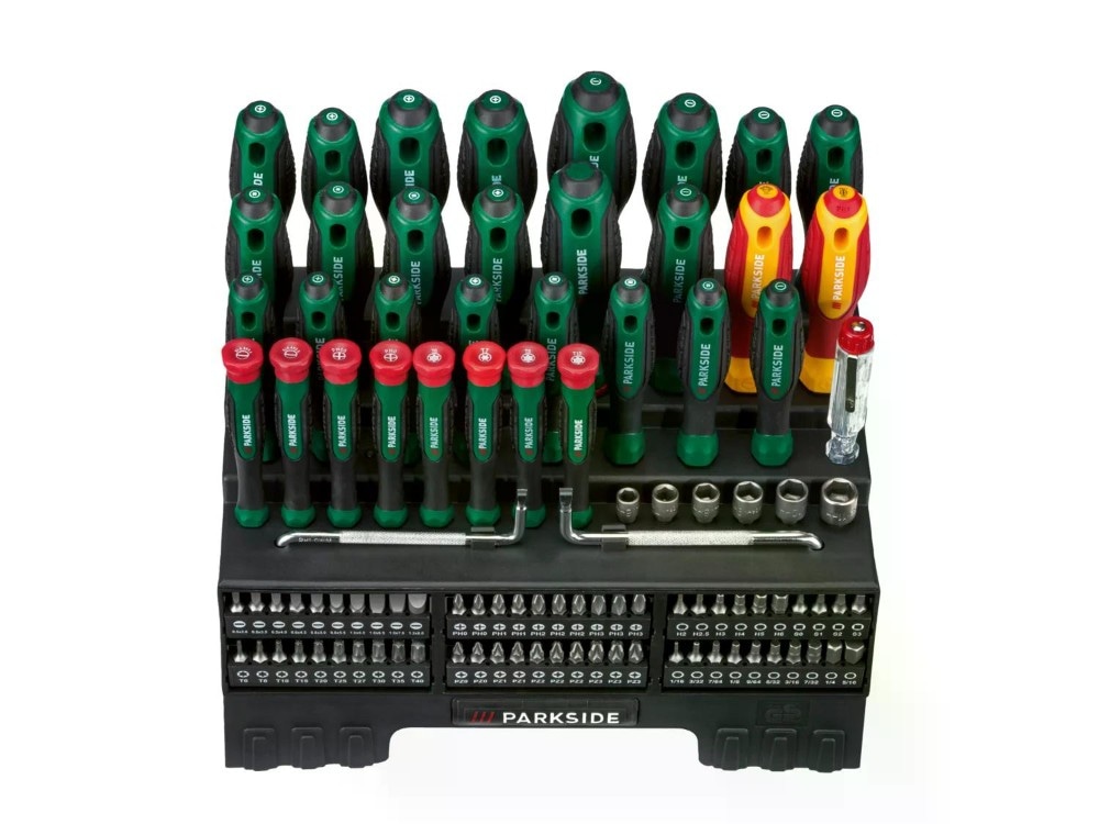 Parkside Set cacciaviti e bit 101 pezzi - Offerta nel negozio Lidl