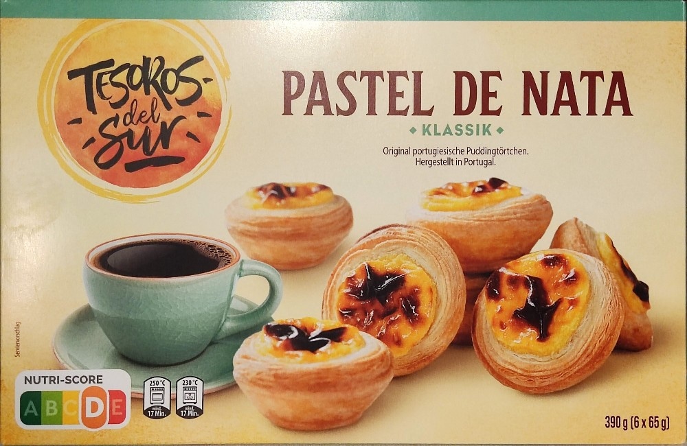 Tesoros del Sur Pastel de Nata 6 pezzi, 390 g - Offerta nel negozio ALDI