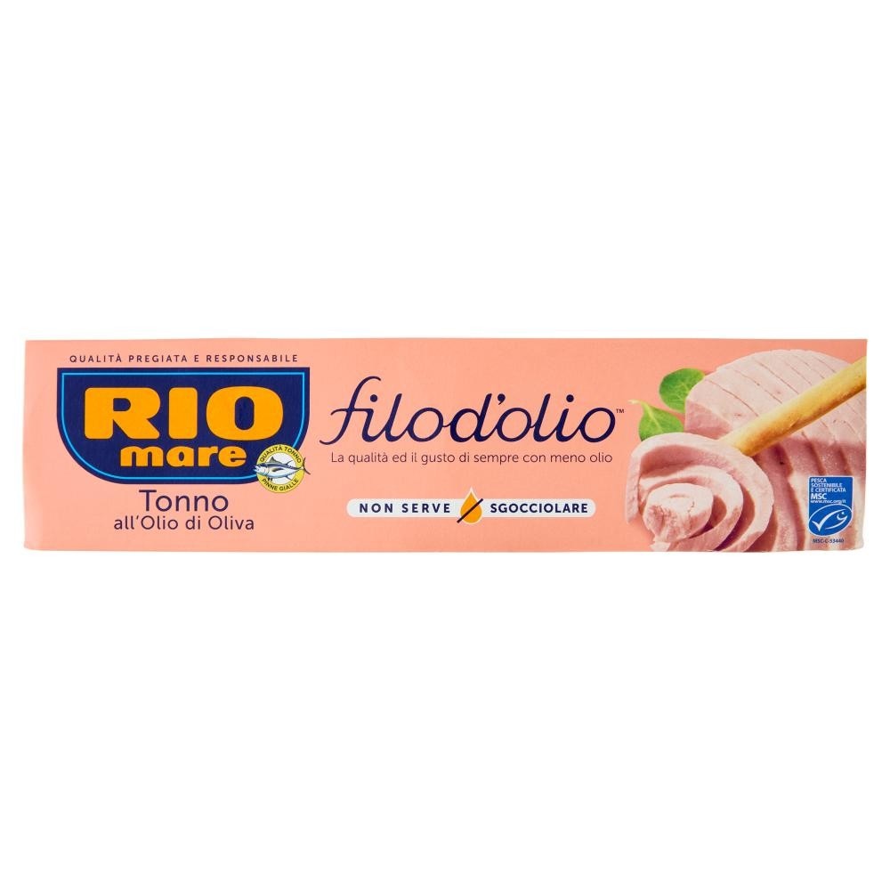 Tonno Filo d'Olio Conf. 4 pz 65 g Cad. 260 g Rio Mare in offerta da Carrefour