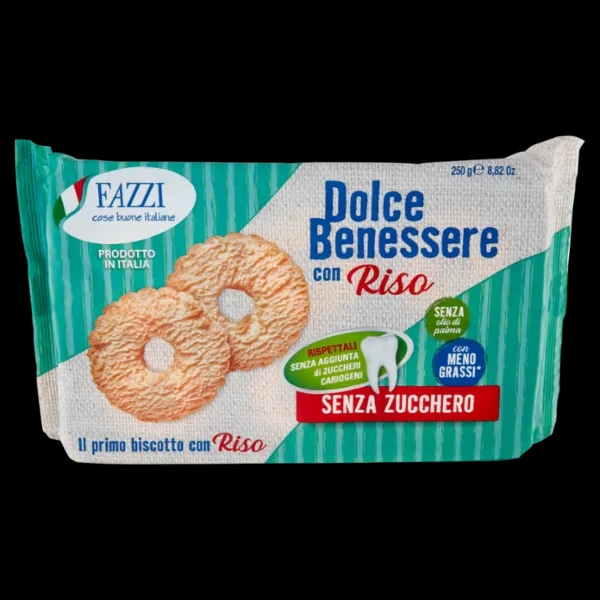 Biscotti con Riso Dolce Benessere Fazzi 250 g - Offerta nel negozio Bennet