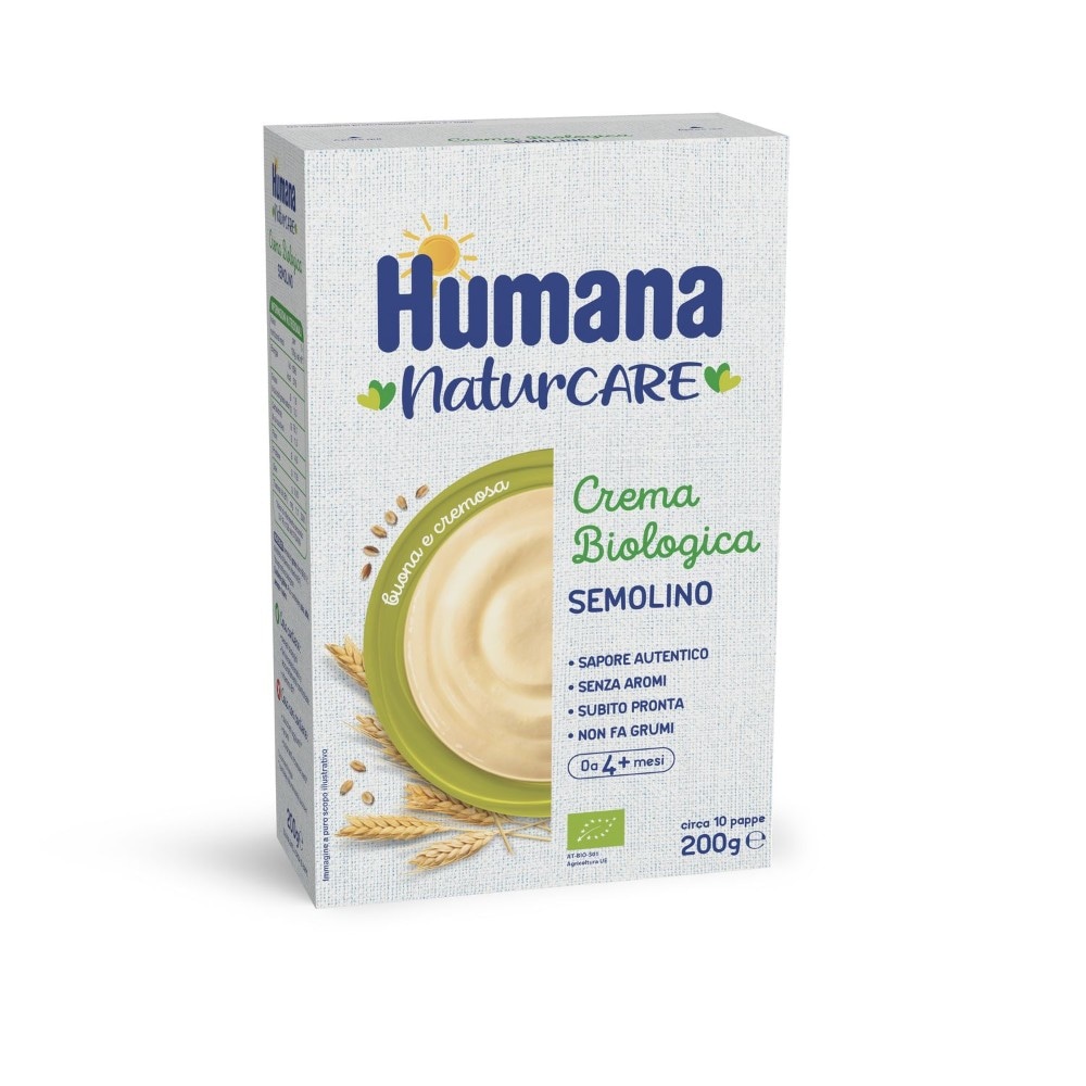 Crema Biologica Semolino o Riso Humana Naturcare 200 g - Offerta nel negozio Bennet