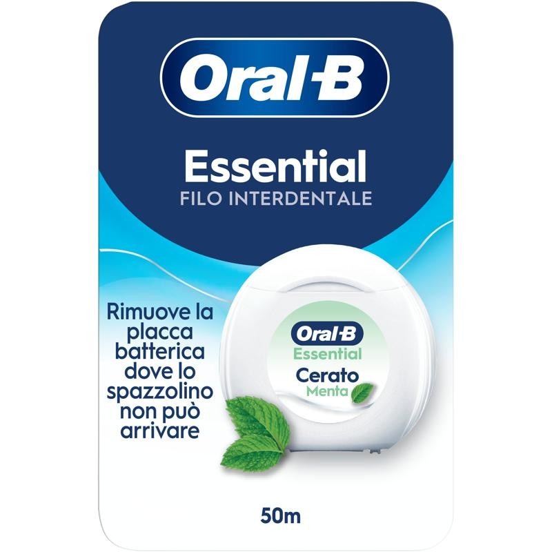 Filo Interdentale Cerato Essential Oral B 50mt in offerta da Carrefour
