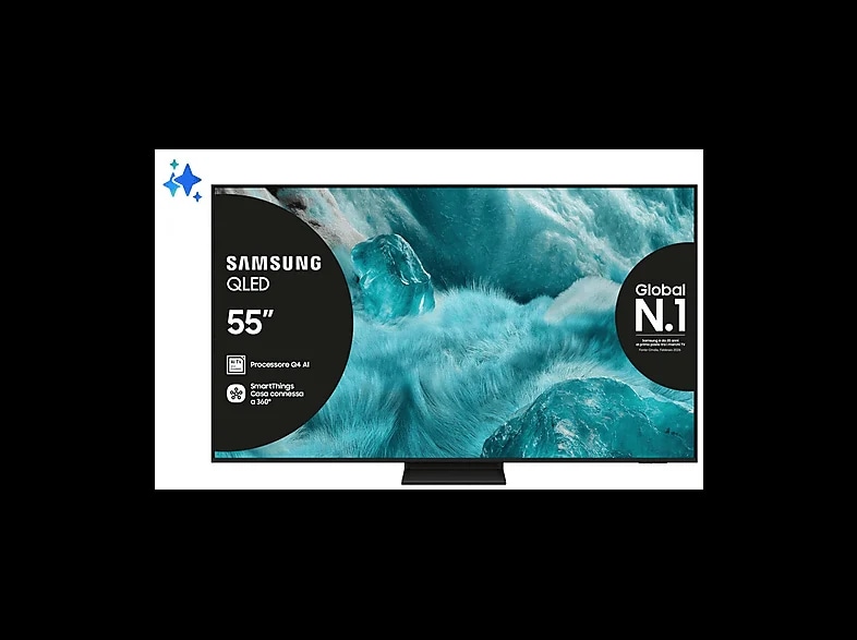 Samsung Smart TV 4K QLED QE55Q7FSA 55" in offerta da Iper La grande i