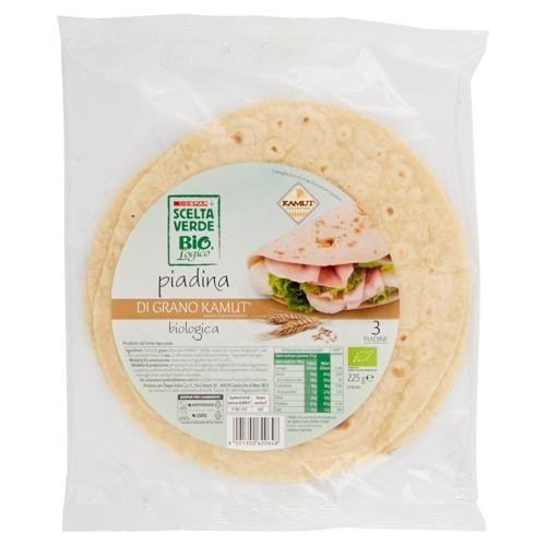 3 Piadine Integrali o Kamut 3x75 g Despar Scelta Verde Bio in offerta da DeSpar