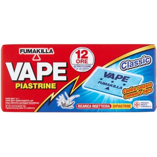 Piastrine zanzare Vape 30 pezzi in offerta da Esselunga