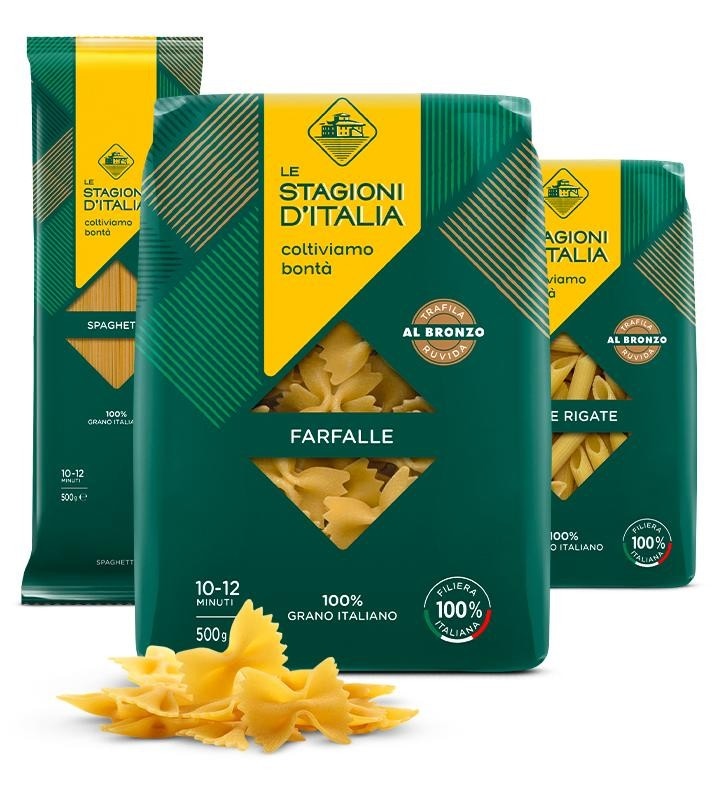 Pasta di semola Le Stagioni d'Italia assortita 500 g in offerta da Il Gigante