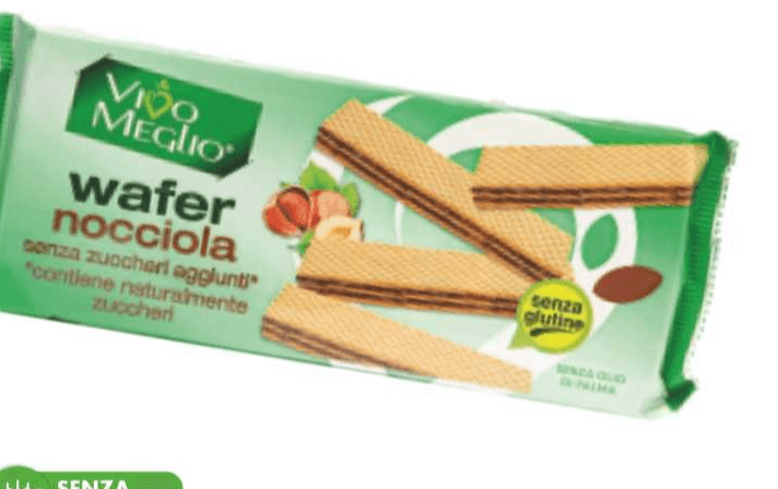 Wafer Nocciola Vivo Meglio g 175 - Offerta nel negozio MD