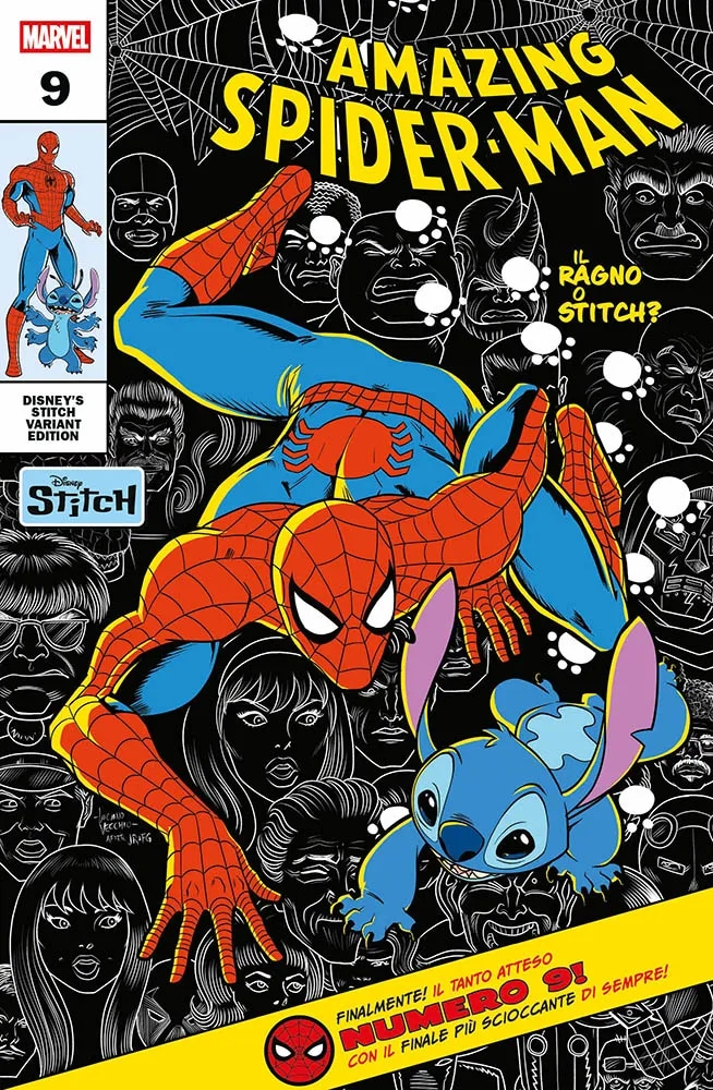 Ovalino 1 zip Stitch Spiderman in offerta da Panorama
