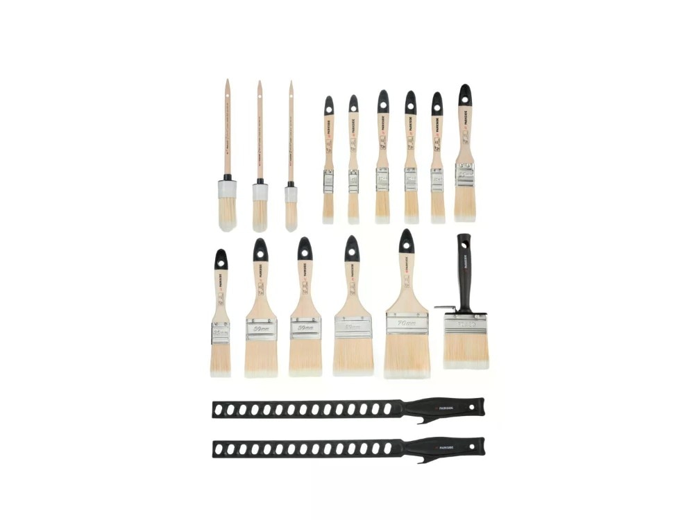 Parkside set pennelli 17 pezzi in offerta da Lidl