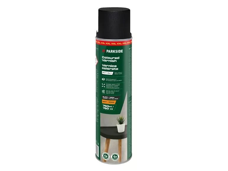 Parkside vernice spray trasparente o colorata 750 ml in offerta da Lidl