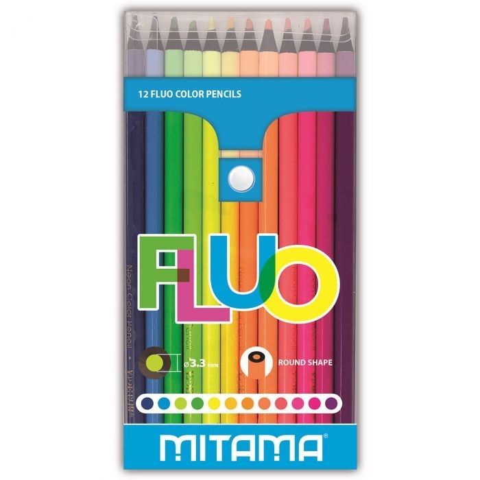 Pastelli Fluo o Pastel 12 pz in offerta da Il Gigante