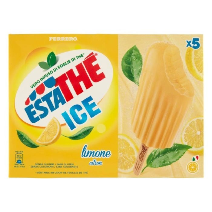 Ghiacciolo Limone o Pesca Estathé conf. da 5, g 350 - Offerta nel negozio Bennet