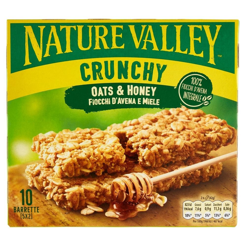 Barrette Crunchy Nature Valley g 42x5 - Offerta nel negozio MD