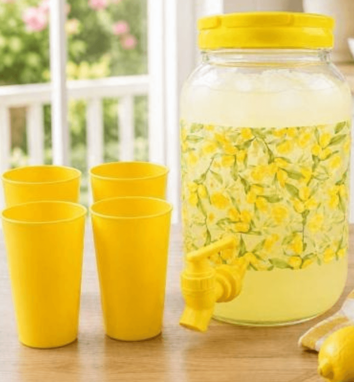 Dispenser con 4 Bicchieri 3,8l - Offerta nel negozio MD