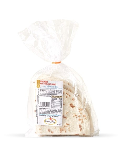 Piadina light, sottile o con strutto 500 g Del Fumaioło in offerta da Iper La grande i