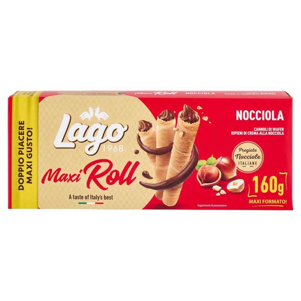 Maxi Roll al latte, al cacao o alla nocciola 160 g LAGO in offerta da Iper La grande i
