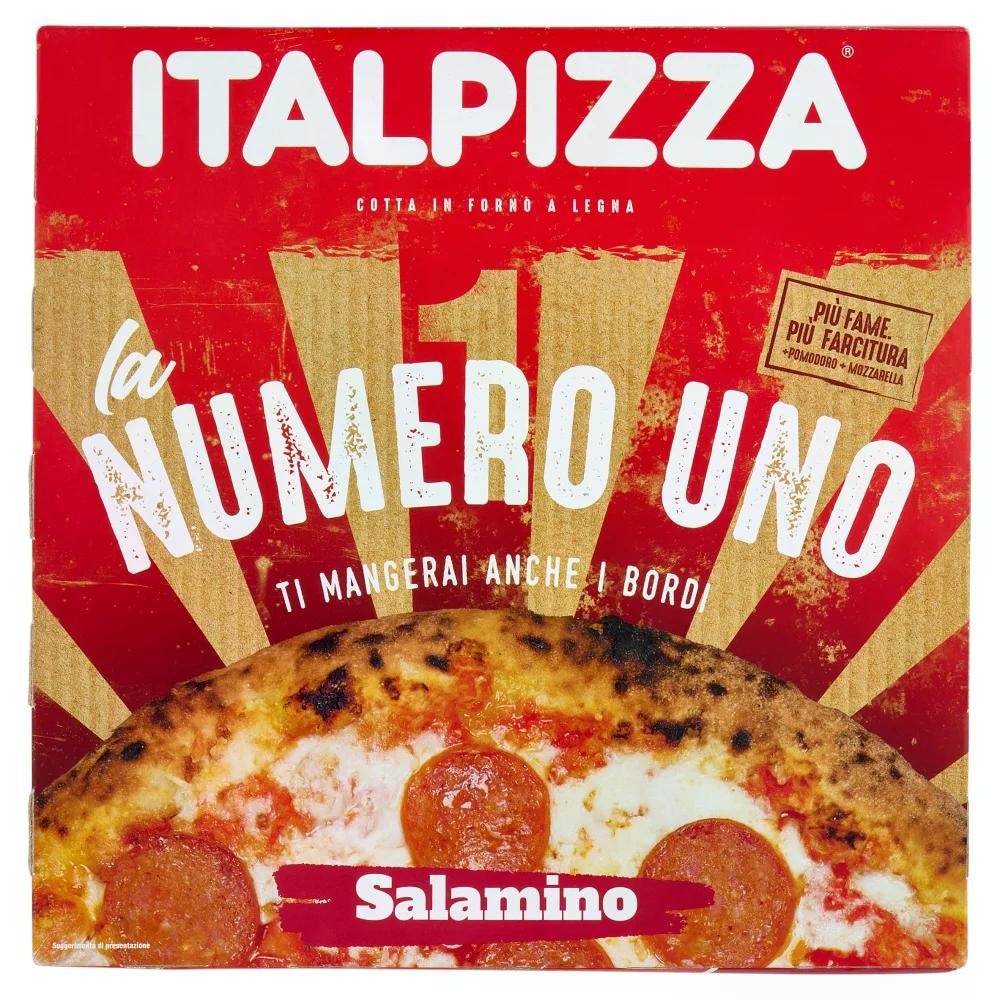 Pizza la Numero Uno surgelata Salamino, Margherita o Prosciutto e Funghi 425 g / 435 g / 450 g Italpizza in offerta da Iper La grande i