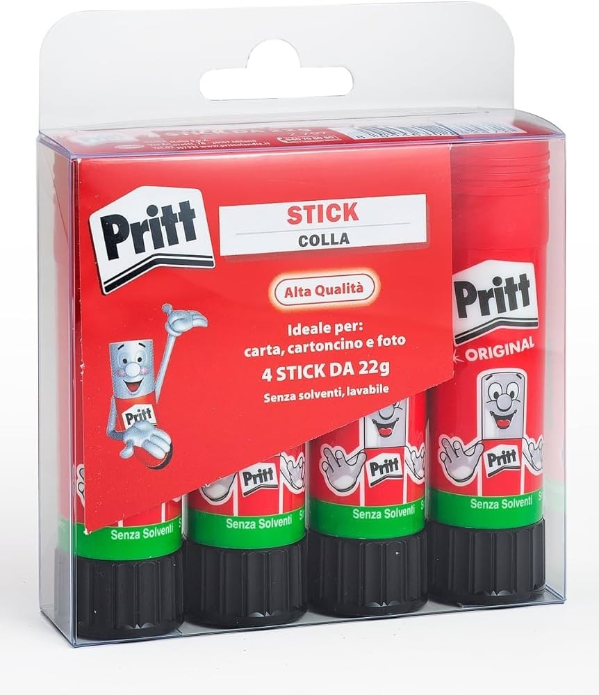 Pritt colle stick 4 x 22 g in offerta da Iper La grande i