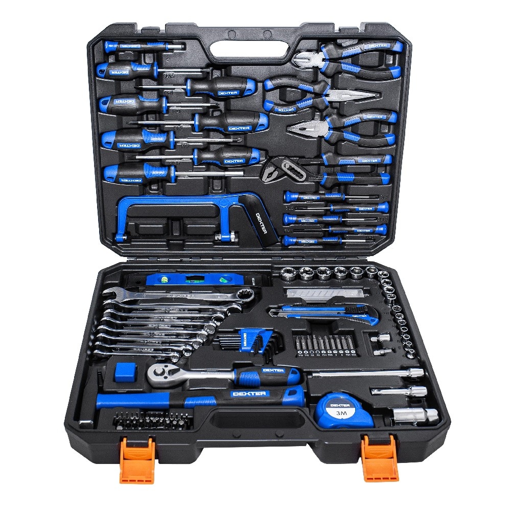 Set utensili manuali 118 pezzi Dexter in offerta da Leroy Merlin