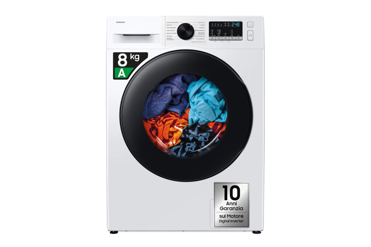 Samsung lavasciuga WD80HG4U04BEET 8+6 kg in offerta da MediaWorld