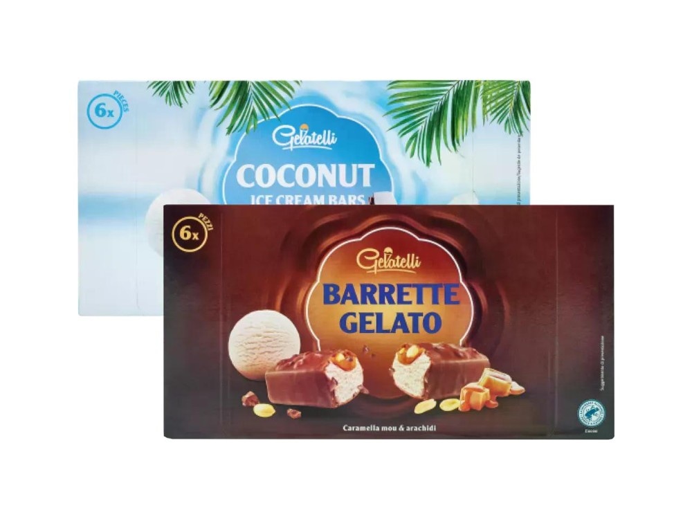 Barretta gelato 234/264 g confezione Gelatelli - Offerta nel negozio Lidl