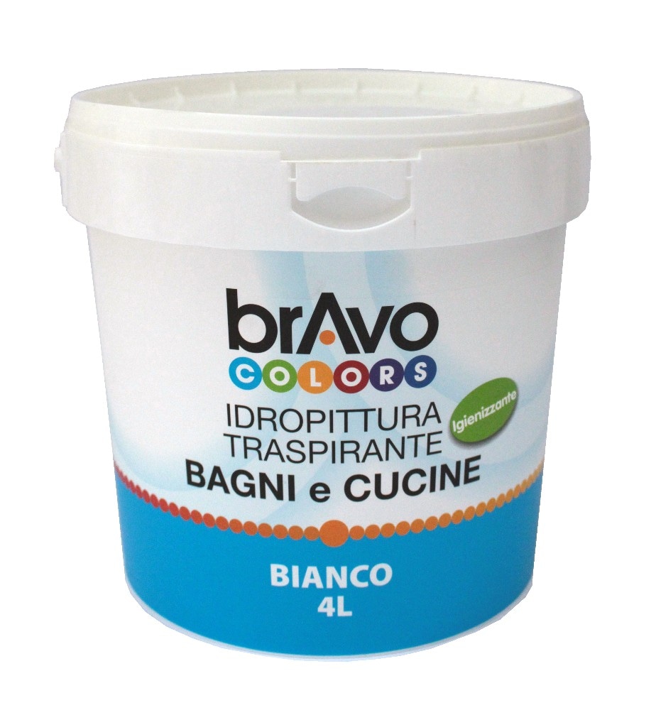Idropittura bagni e cucina 4 L BRAVOCOLORS in offerta da Iper La grande i