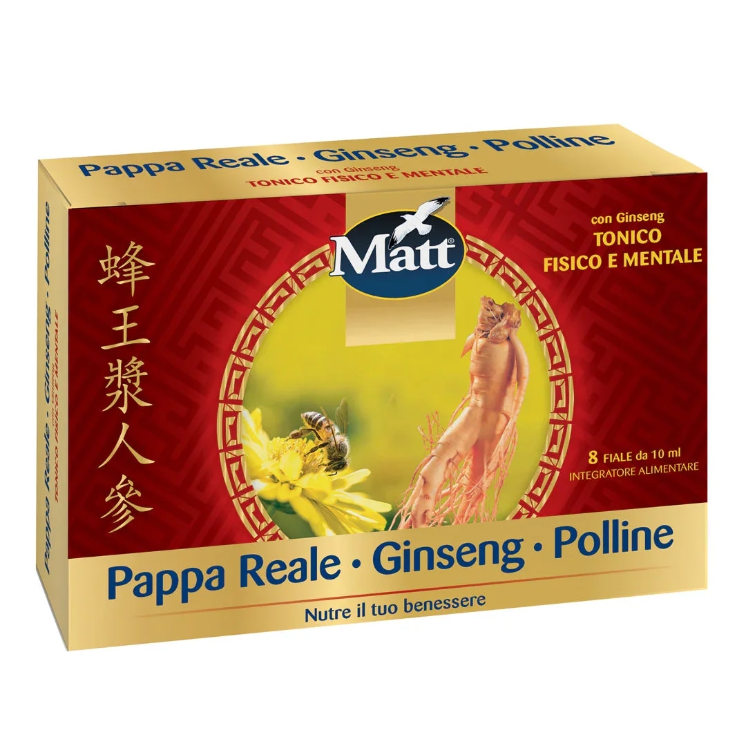 Pappa Reale Polline e Ginseng Alta Concentrazione Matt 80 ml in offerta da Carrefour