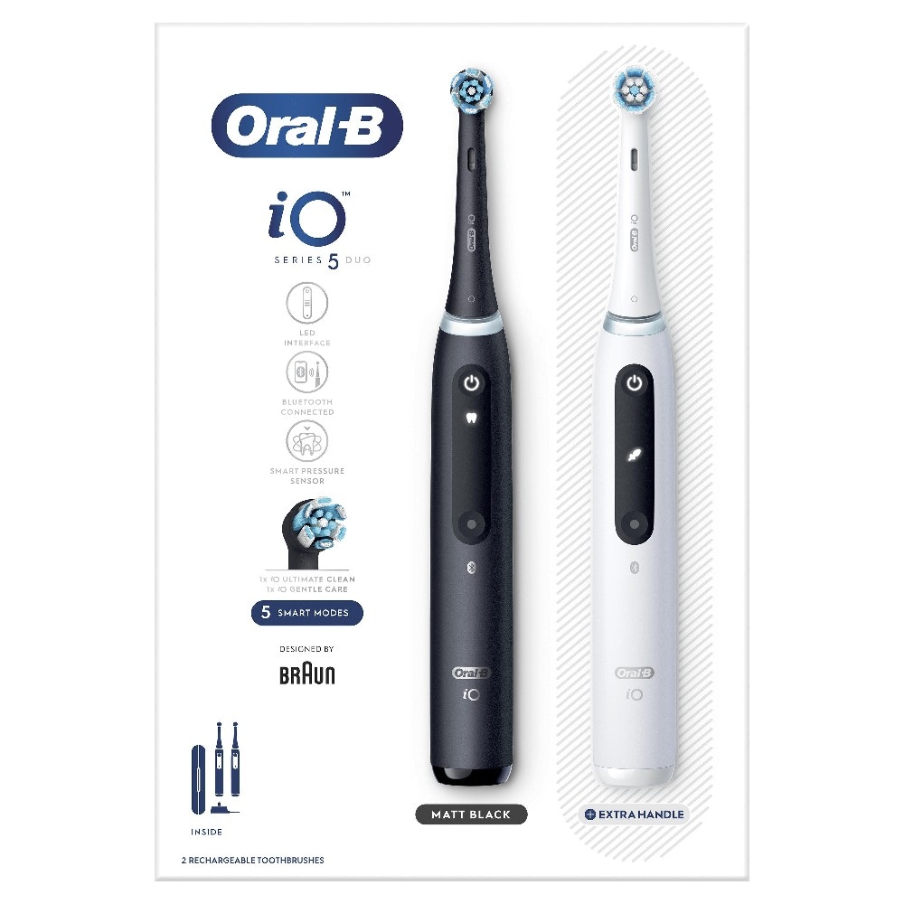 Oral-B Spazzolino Elettrico iO5 White / Black - Offerta nel negozio Unieuro