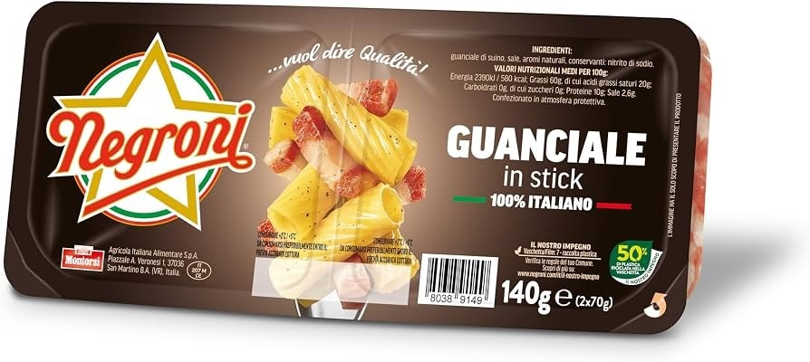 Guanciale in stick Negroni 2 pezzi in offerta da Il Gigante