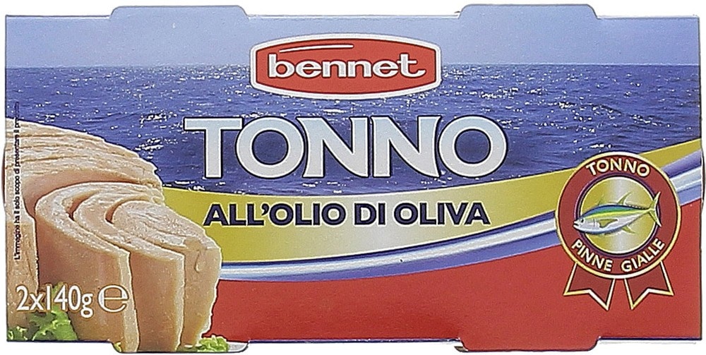 Tonno in olio d'oliva g 840 Bennet - Offerta nel negozio Bennet