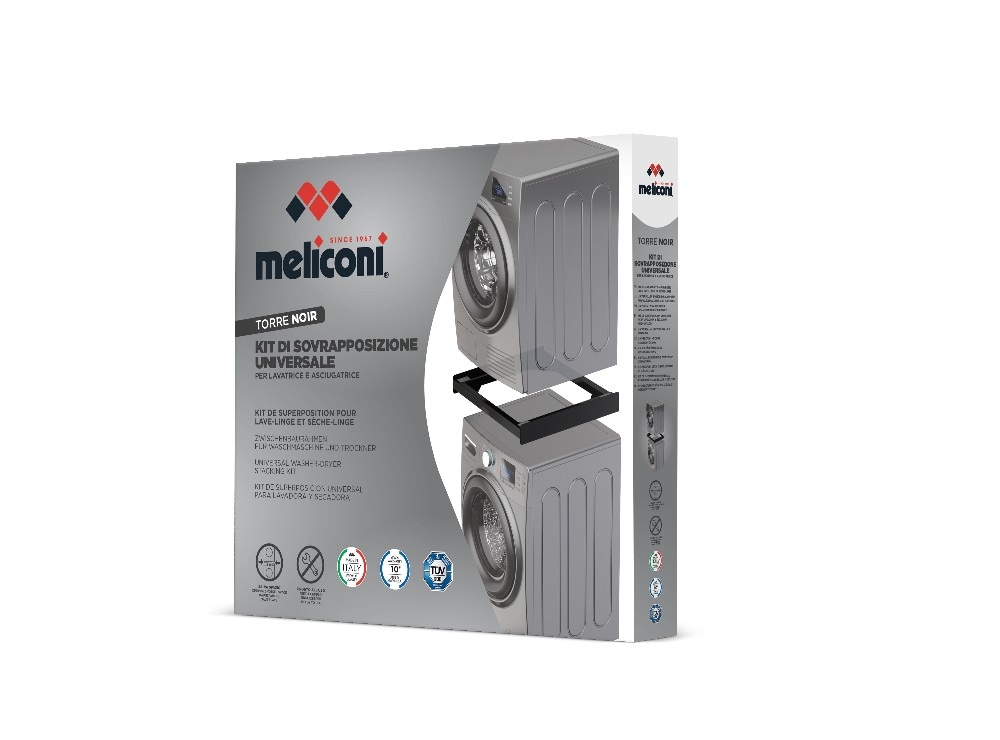 Meliconi Kit sovrapposizione universale Torre Noir 656138 in offerta da Comet
