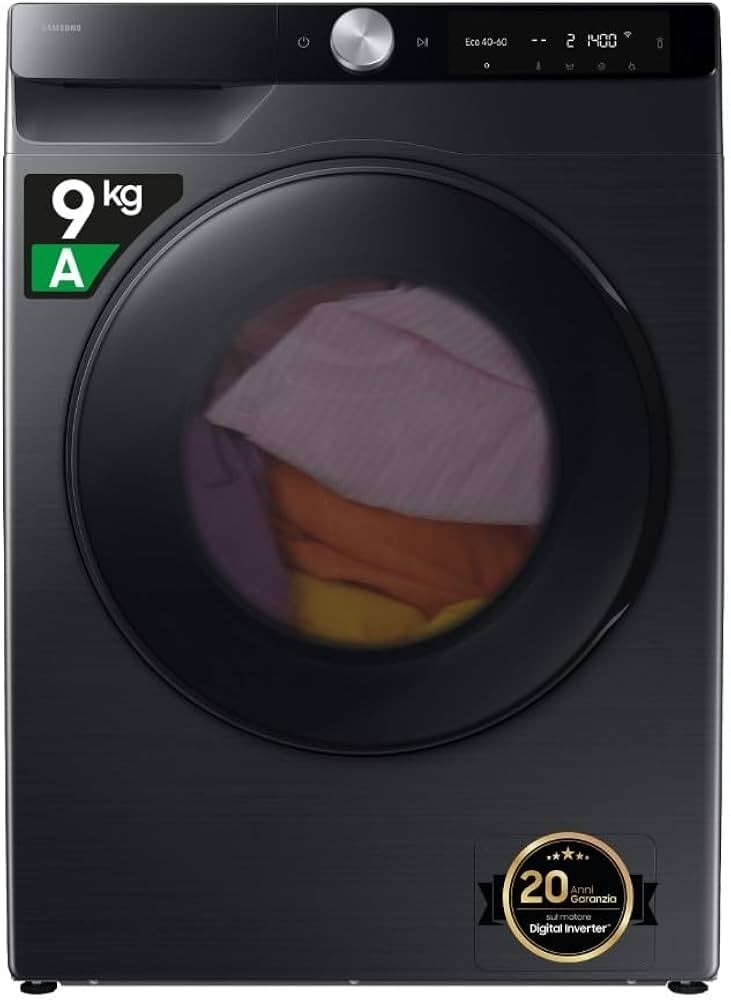 Lavasciuga Slim Ai-Control WD90DG6G94BB 9/5 KG Samsung in offerta da Unieuro