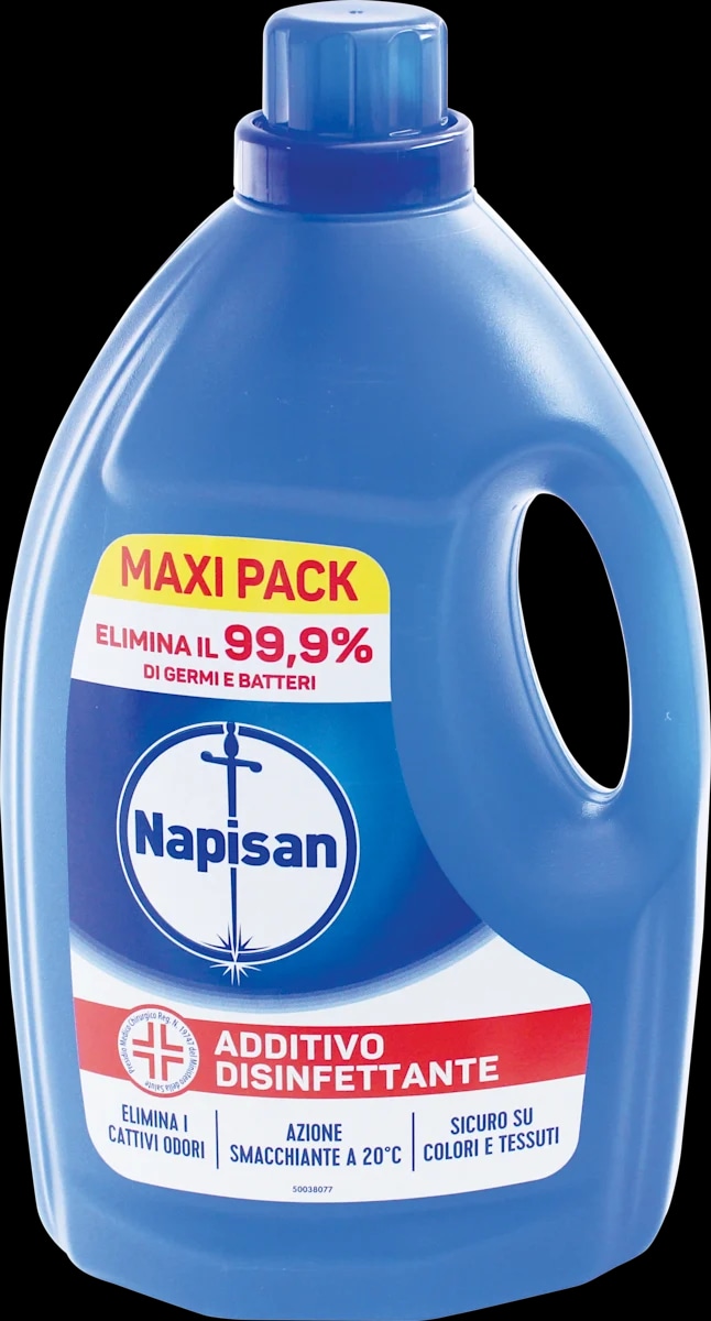 Napisan additivo smacchiante disinfettante per bucato 2,2 l in offerta da Dm
