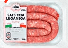 Salsiccia Luganega 300 g Il Podere in offerta da ALDI