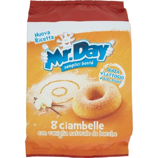 Ciambelle Vaniglia o Brownies Cioccolato Mr. Day 320 g in offerta da Carrefour