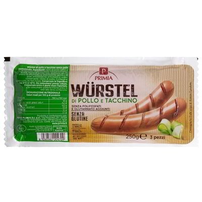 Würstel di pollo e tacchino 250 g Iper in offerta da Iper La grande i