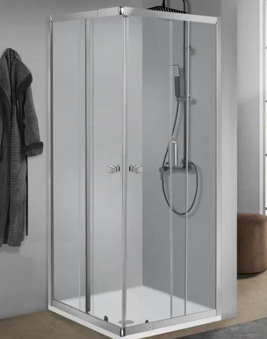 Box doccia Porossan Dim. 68-80x88-100 cm · Altezza: 190 cm - Offerta nel negozio Leroy Merlin