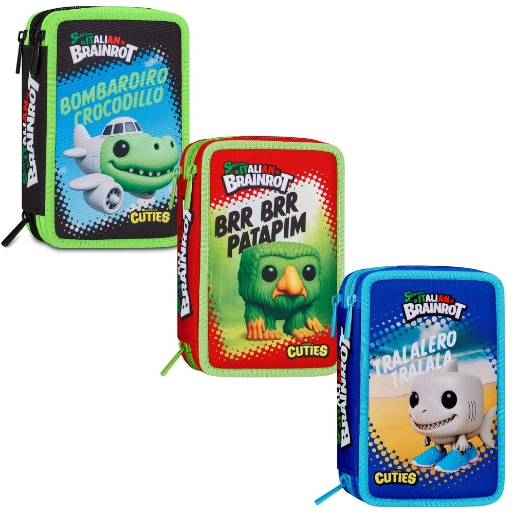 Astuccio 3 zip Gorjuss Memories, One Piece e SK Italian Brainrot in offerta da Coop