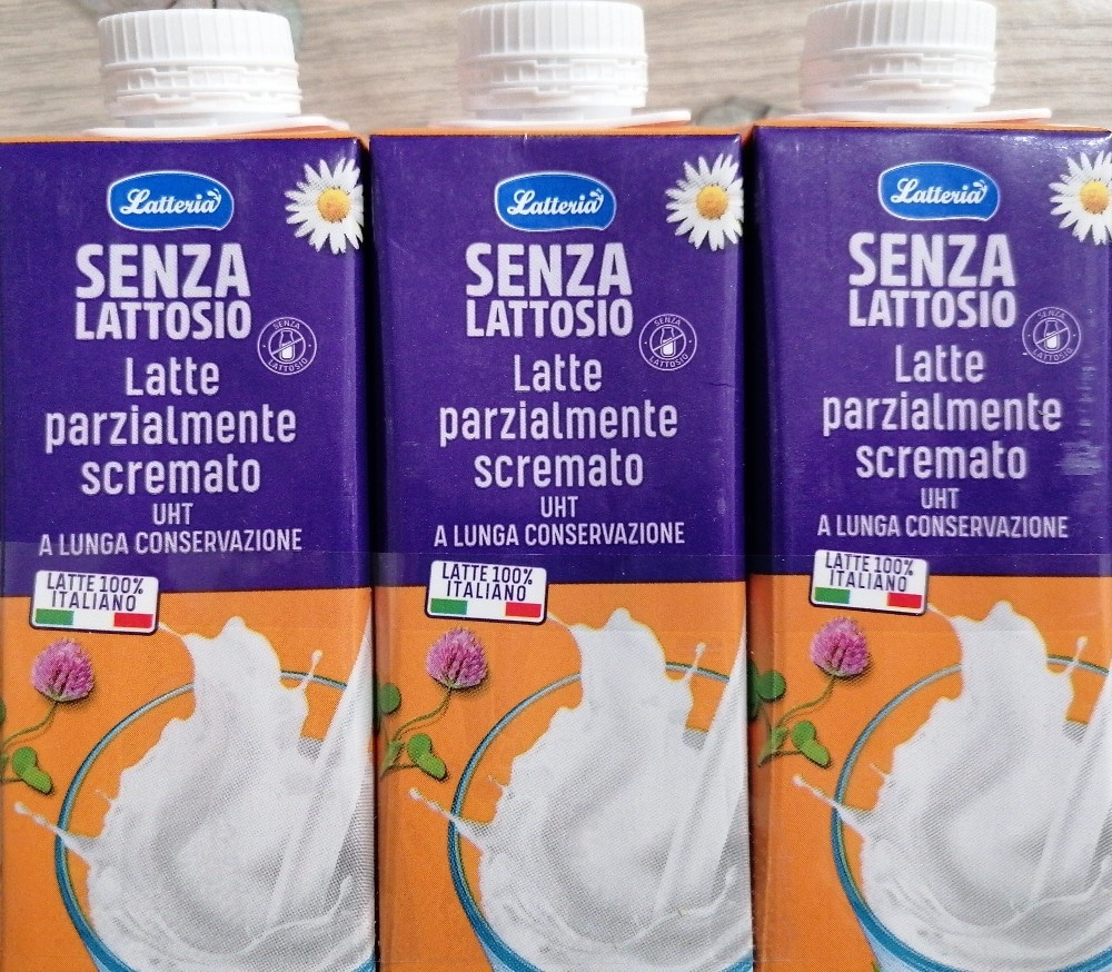 Latteria latte parzialmente scremato senza lattosio 6 x 1 l confezione in offerta da Lidl