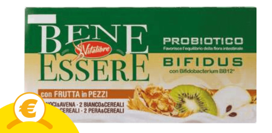Vitalibre Yogurt Bene Essere Probiotico 8 x 125 g in offerta da Dpiù