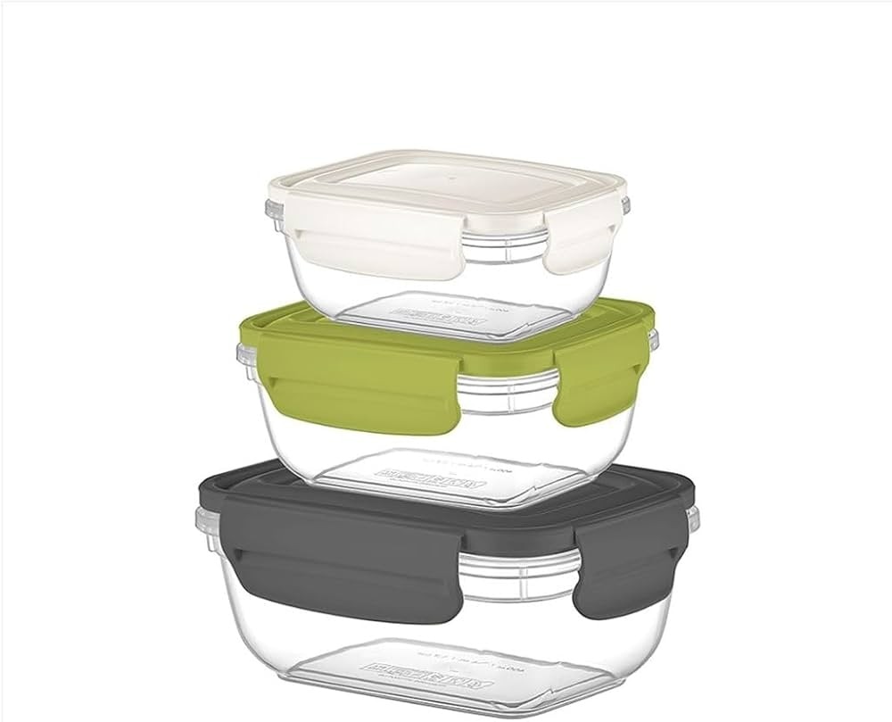 Set 3 contenitori con ali linea Frigoclick rettangolari 400/800/1400 ml, quadrati 500/900/1500 ml Belli e Forti in offerta da Il Gigante