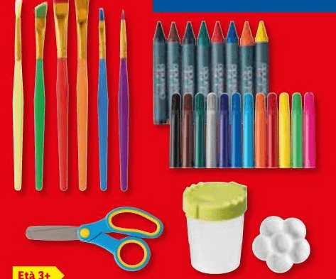 Crelado articoli di cancelleria in offerta da Lidl