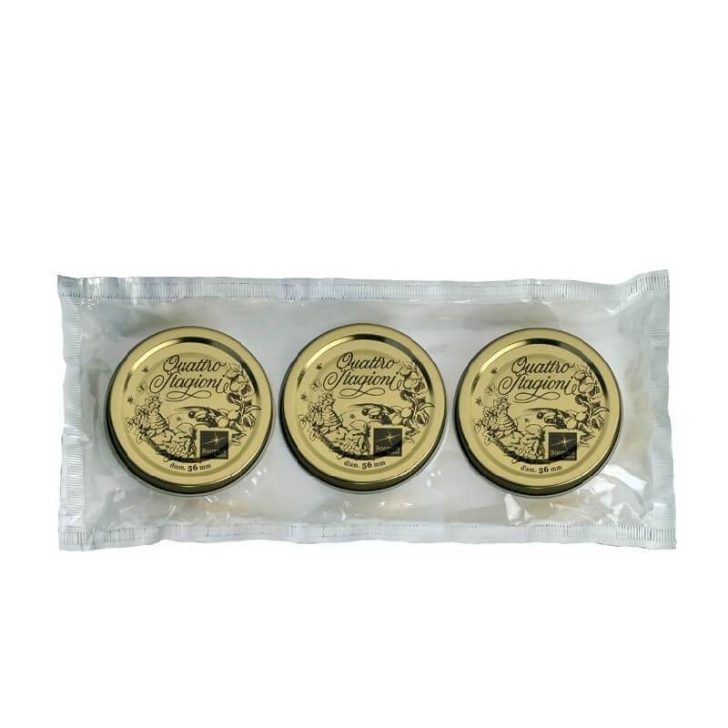 Capsule Bormioli Quattro Stagioni confezione 3 pezzi, diametro 56 mm in offerta da Coop